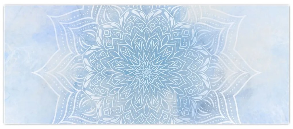 Obraz - Zimná mandala (120x50 cm)