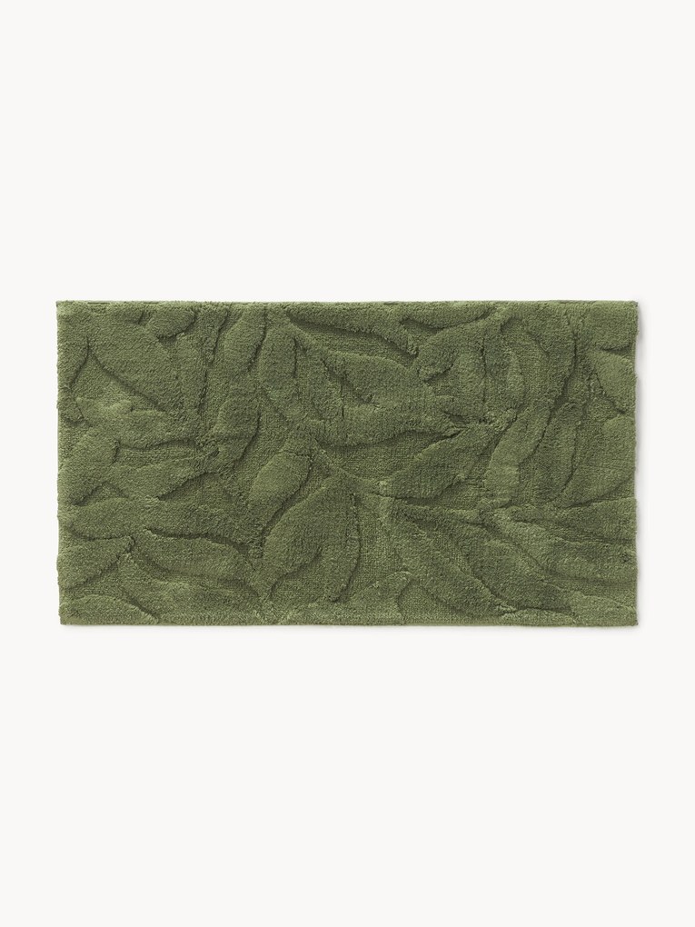Protišmyková kúpeľňová predložka's reliéfnou štruktúrou Leaf