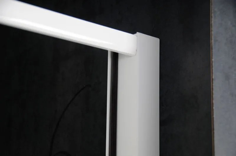 Aqualine Aqualine, AMICO sprchové dvere výklopné 1040-1220x1850mm, číre sklo, G100