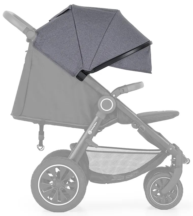 PETITE&MARS strieška na kočík Street+ ultimate grey