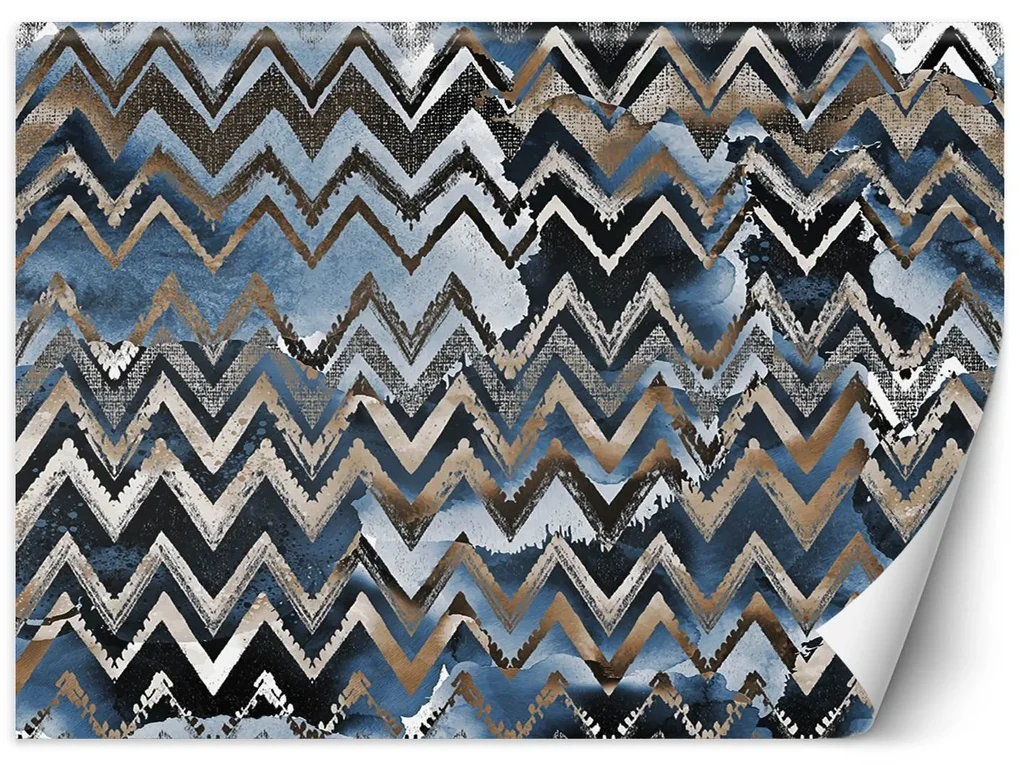 Gario Fototapeta Cikcaky, zlatý glamour vzor Materiál: Vliesová, Rozmery: 300 x 210 cm