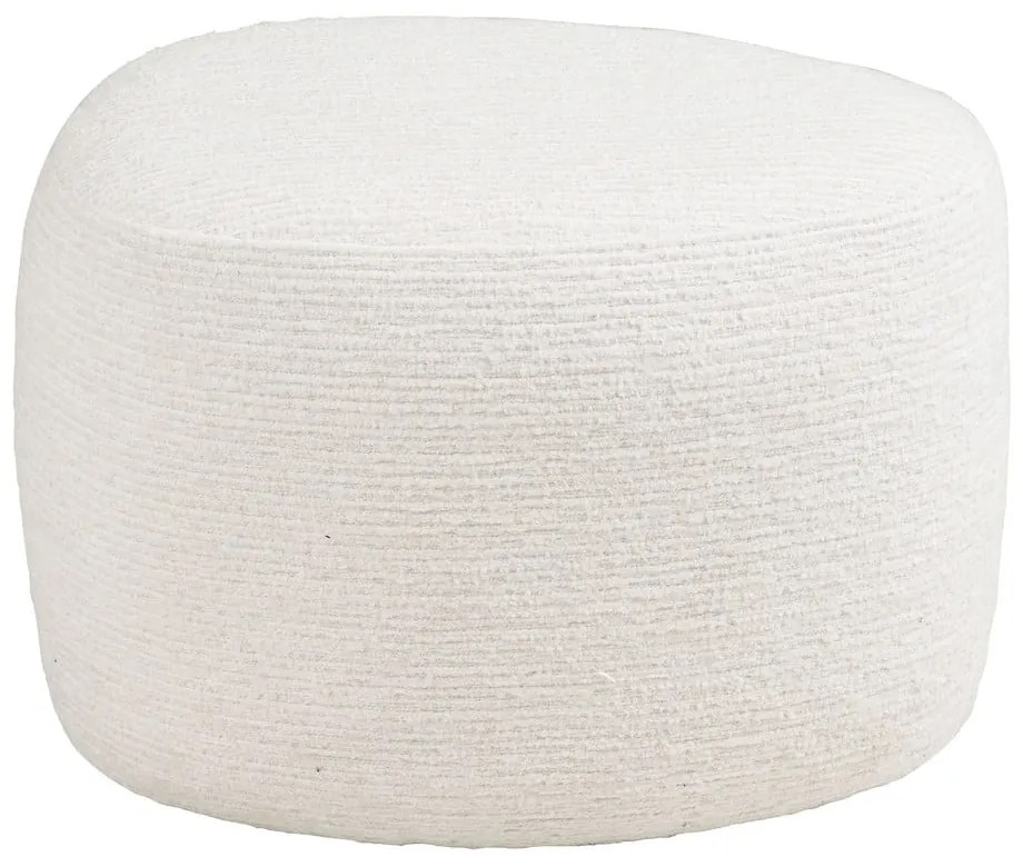 Krémovobiely ženilkový taburet Hilo – House Nordic