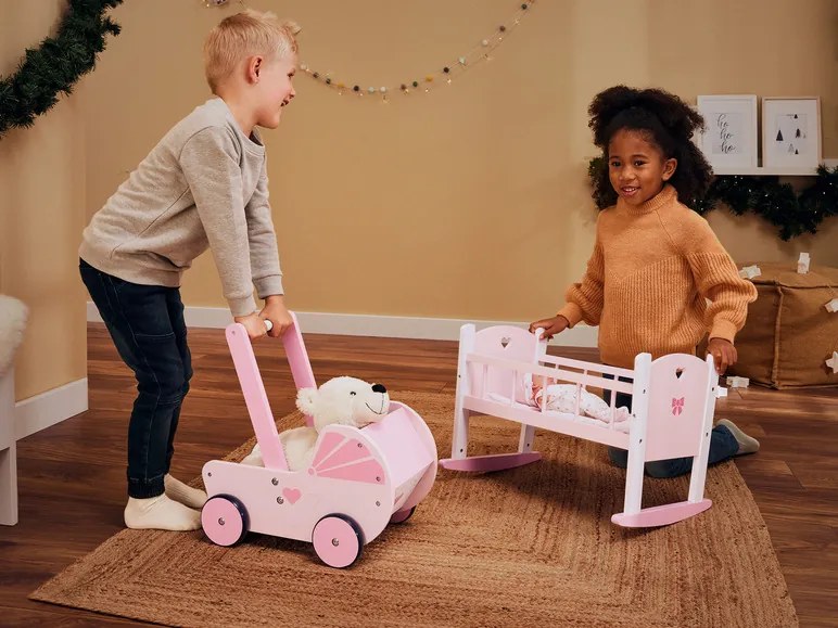 Playtive Kolíska/kočík pre bábiku (kolíska pre bábiku)  (100367539)