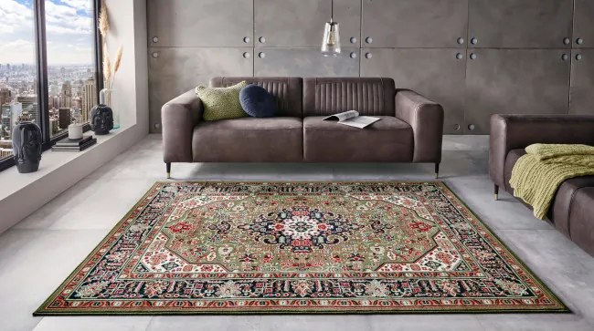 Koberec Hanse Home Mirkan Skazar Isfahan zelený