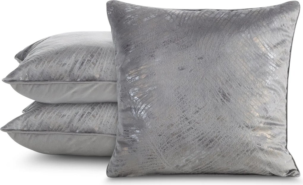 DEKORAČNÁ OBLIEČKA NA VANKÚŠ TULIA 45X45 CM HNEDÁ