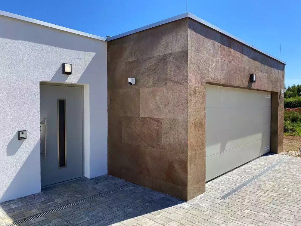 Flexibilný obklad - TERAKOTA, kamenná dyha + epoxidová živica, 1220 x 610 mm