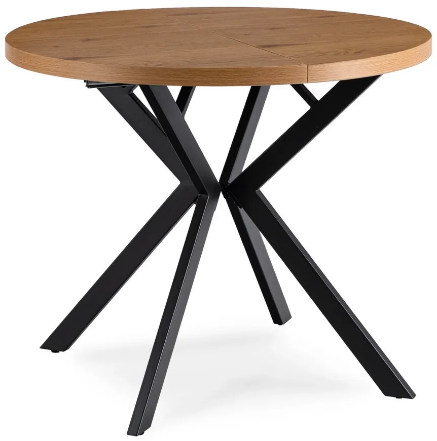 Stôl RENO 90–190 cm Dub Zlatý/Čierny