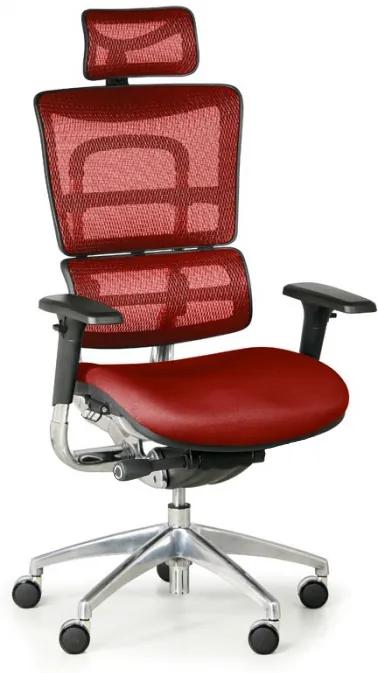Multifunkčná Kancelárska stolička WINSTON SAB, červená