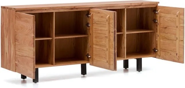 Komoda z masívu akácie v prírodnej farbe 200x88x40 cm Uxue – Kave Home
