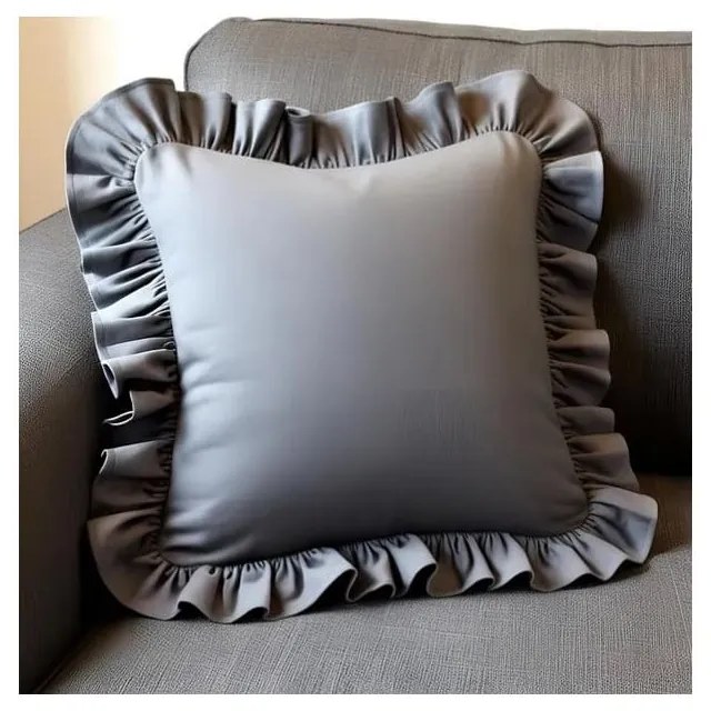 Obliečka na vankúš s prímesou bavlny 40x40 cm Ruffled – Mila Home