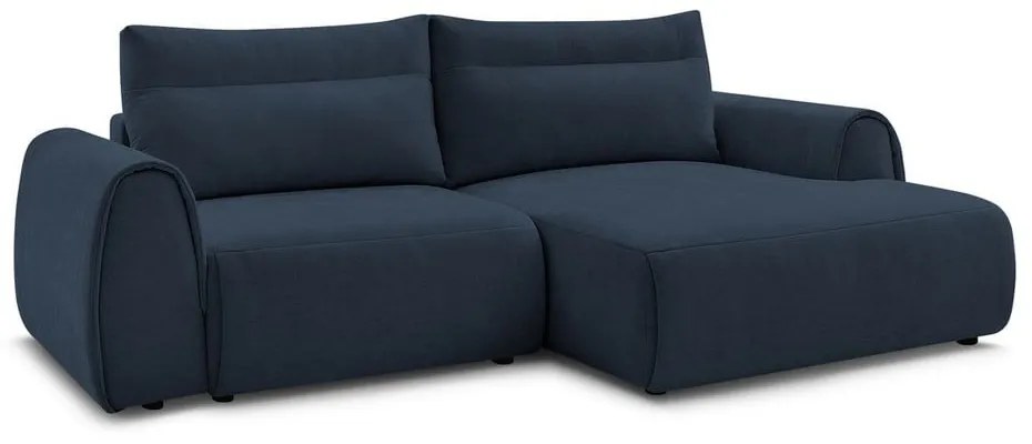Tmavomodrá rohová pohovka Aden – Bobochic Paris