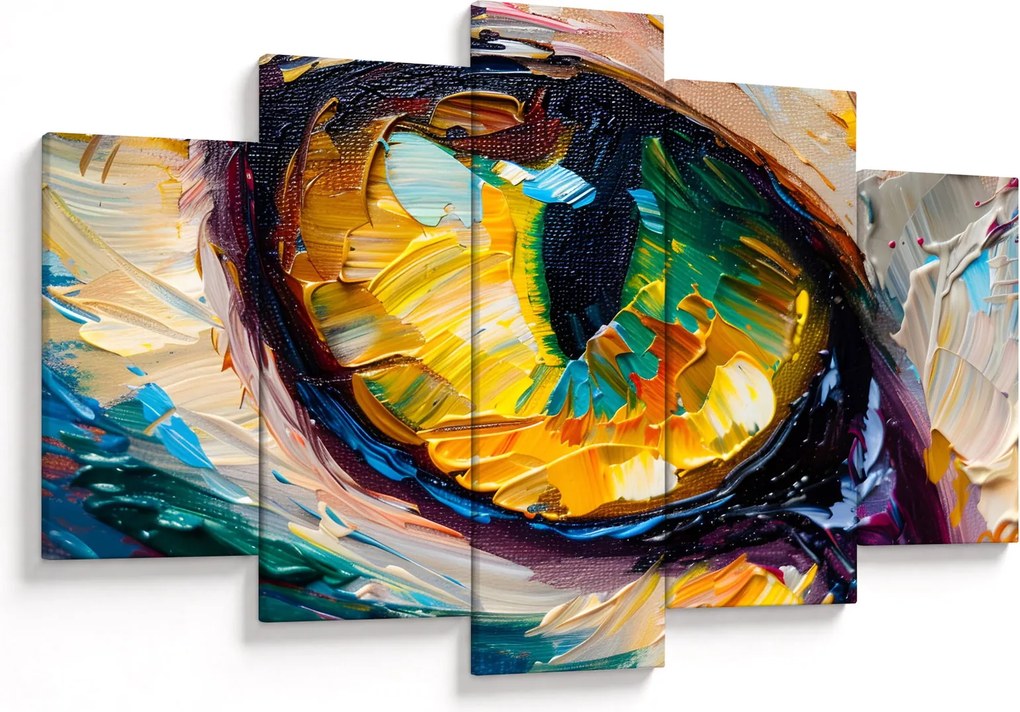 Obraz - Maľba mačacieho oka (150x105 cm)