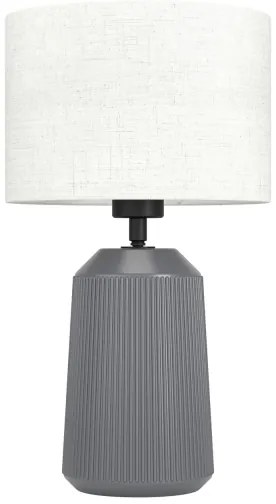 Eglo 900824 - Stolná lampa CAPALBIO 1xE27/40W/230V šedá