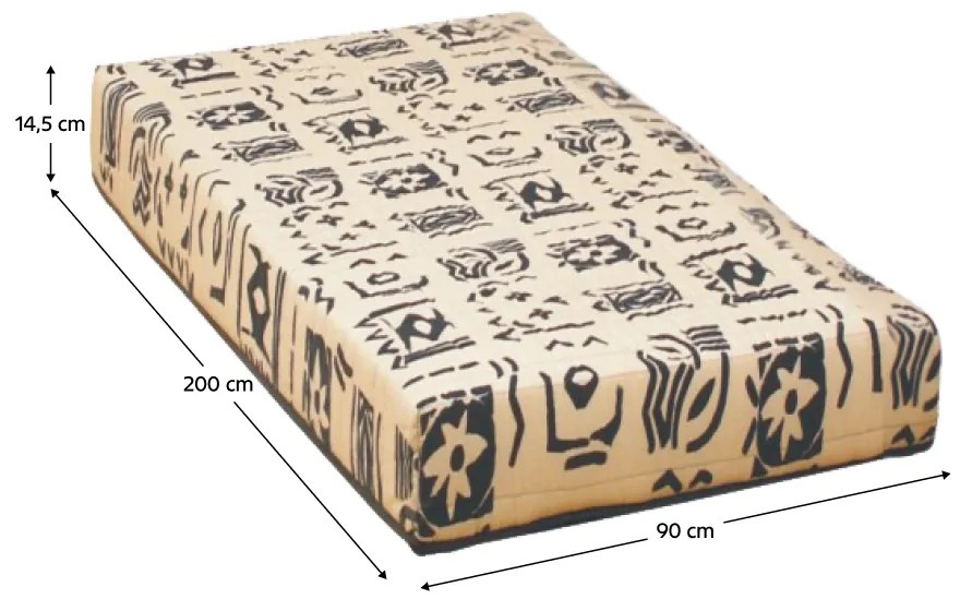 Matrac, pružinový, 90x200, FUTON ARONA