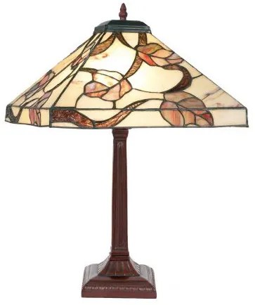 Vitráž Tiffany svietidlo LEAVES LIGHT