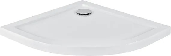 Besco Štvrťkruhová akrylátová sprchová vanička ARON HR 80x80 (90x90) Slimline BESCO-Rozmery: 90x90