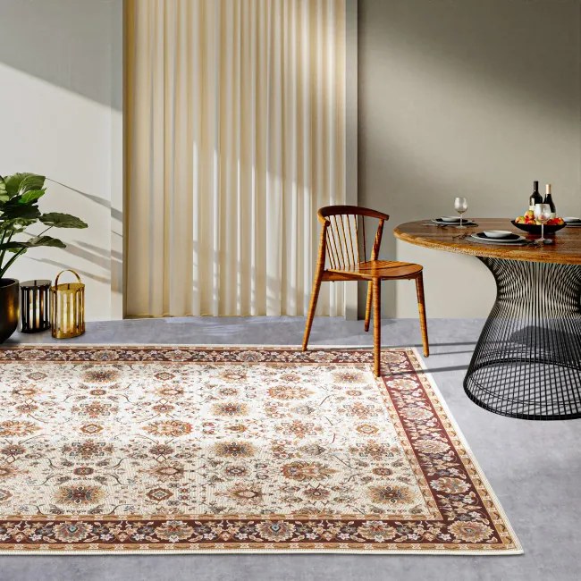 Koberec Villeroy & Boch Kollektion 1767 Nicolas krémový / hnedý