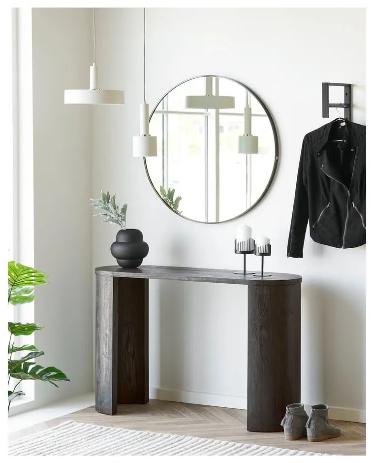 Čierna sklenená váza (výška 20 cm) Vera – House Nordic