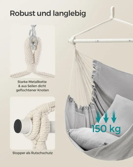 Závesné kreslo s vankúšmi GDC197G01