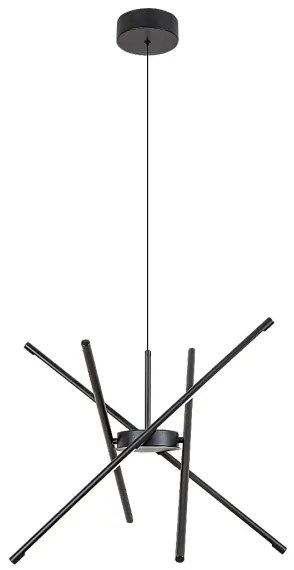 Rabalux 72338 - LED Luster na lanku HENLI2 LED/40W/230V 3000K čierna