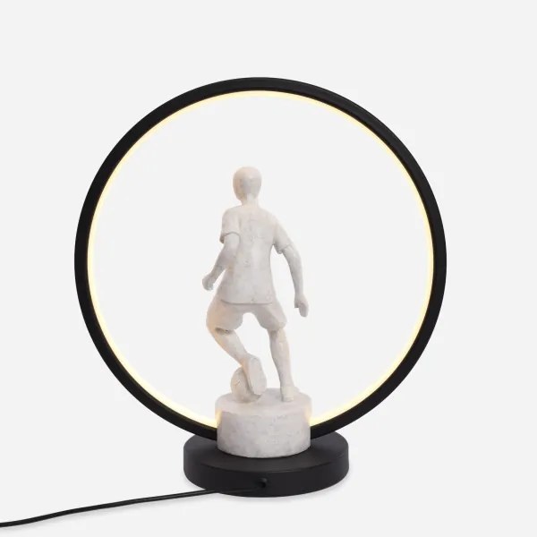 Zuma Line EX04F237U-1 - LED Stolná lampa PILKARZ LED/4W/5V čierna/biela