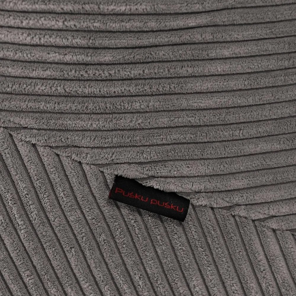 Menčestrový sedací vak v horčicovej farbe Tube 100 – SLOWDOWN