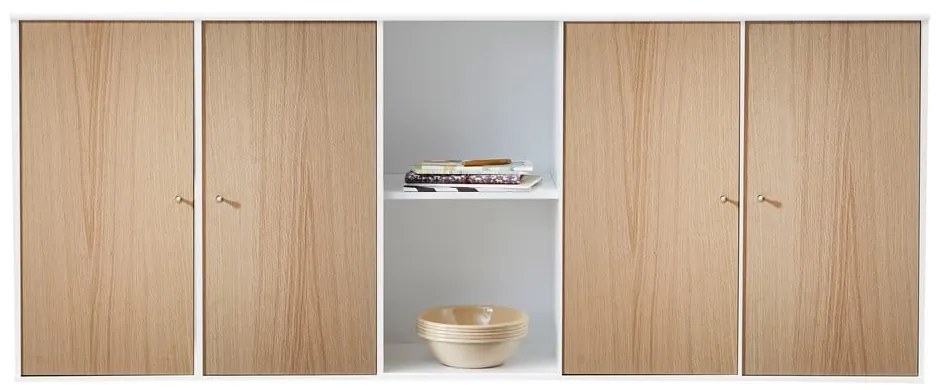 Nástenná komoda v dubovom dekore Hammel Mistral Kubus, 169 x 69 cm