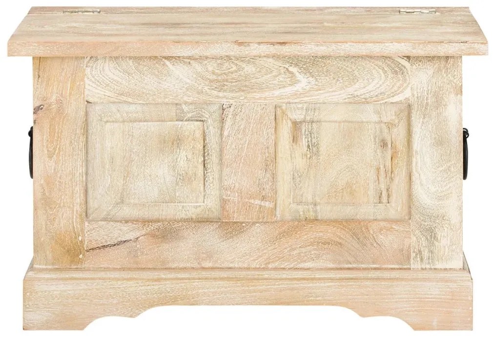 furniture-nabytek.cz - Masívna truhlica Patina z mangového dreva, lakovaná, prírodná farba – 80×45×50 cm
