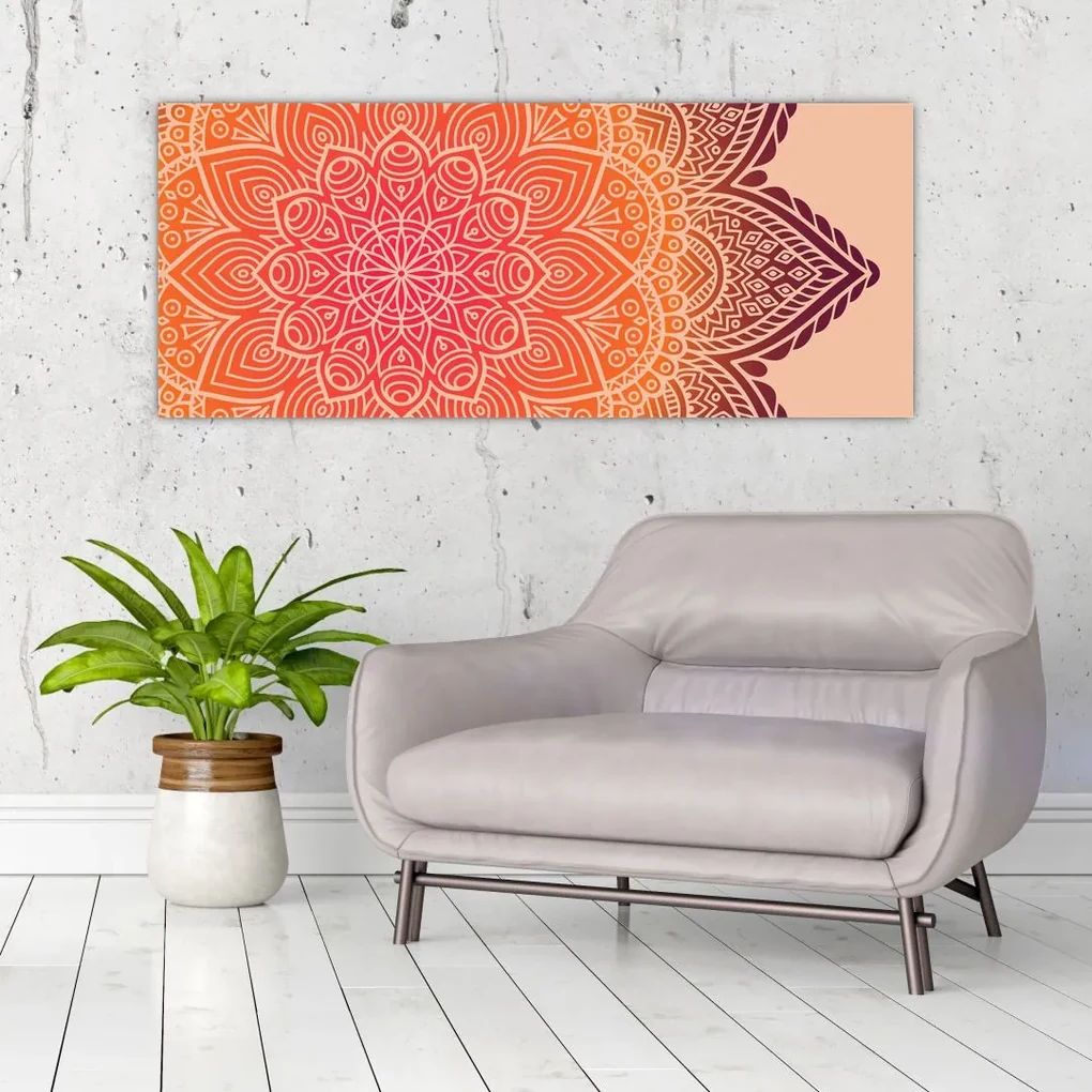 Obraz - Mandala umenia (120x50 cm)