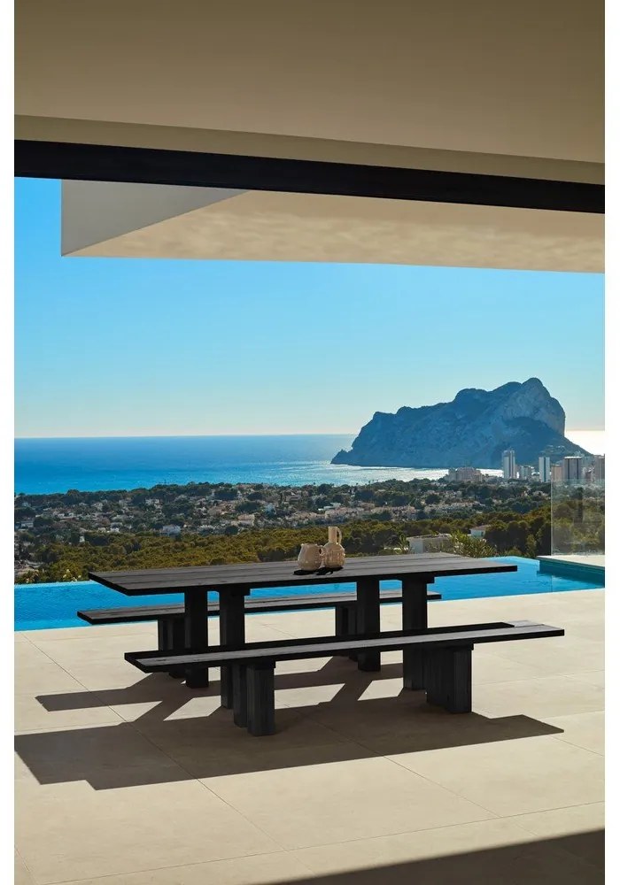 Jedálenský stôl s doskou z borovicového dreva 100x260 cm Banda – Teulat