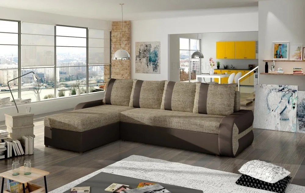 Rohová sedačka TIKO 2, Berlin03 / Madryt 128