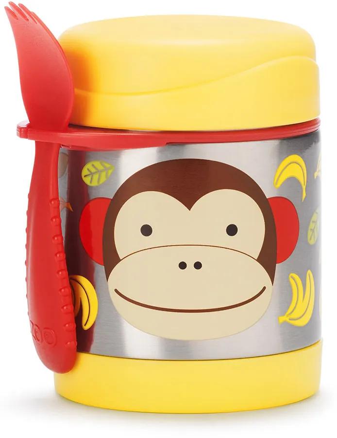 Obedová termoska s vidličkou Skip Hop Farba: opica