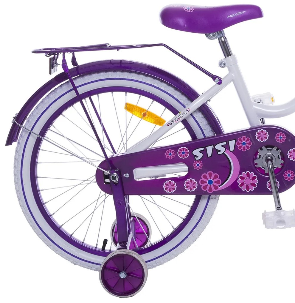 Mexller Detský bicykel Sisi Bielo-fialový 20&quot; 2023