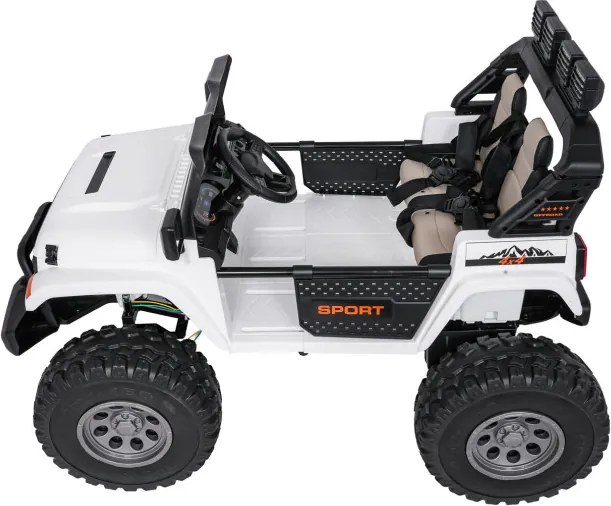 Elektrické autíčko Extreme Sport 4x4 biele