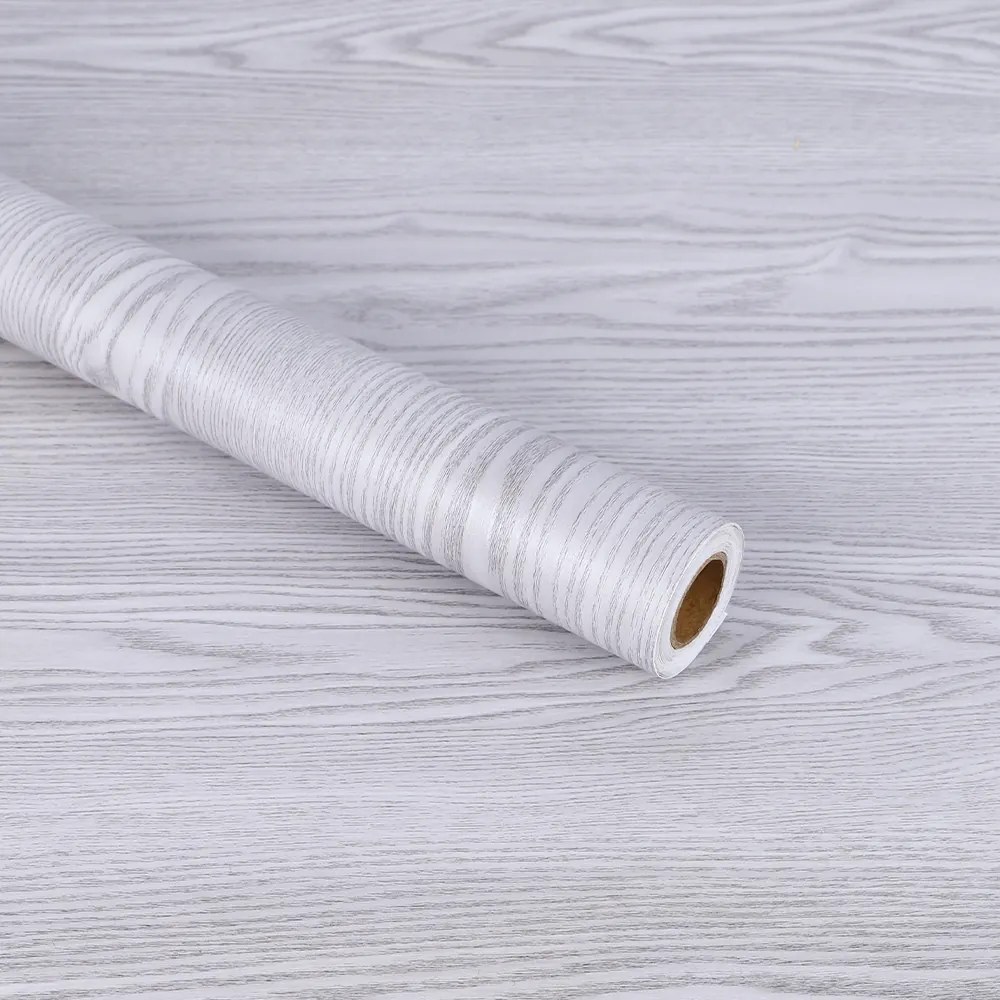 Samolepiaca fólia v roli dub strieborná sivá 1,22x50m