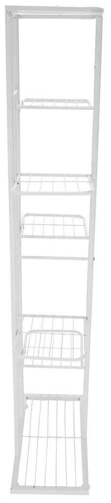 Stojan na kvety Bamir 2, biela, 43 x 22 x 126 cm