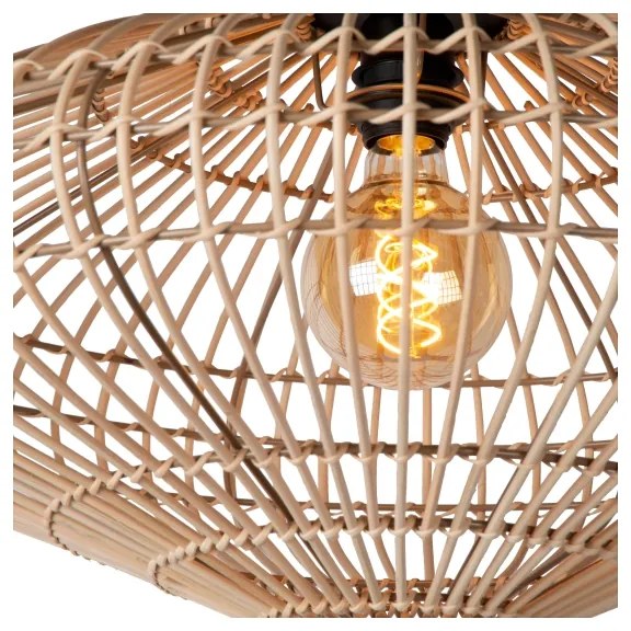 Lucide 03135/56/72 - Stropné svietidlo MAGALI 1xE27/40W/230V pr. 56 cm béžová