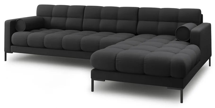 Tmavosivá rohová pohovka (pravý roh) Bali – Cosmopolitan Design