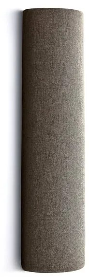 Akustický panel POLY, polovičný valec, Ø280x1000 mm, nástenný, hnedá