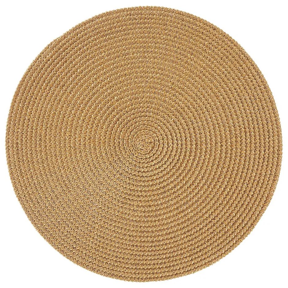 AMBIENTE Prestieranie okrúhle  - tm. zlatá