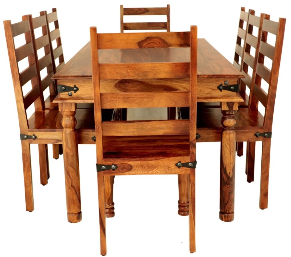 furniture-nabytek.cz - Jedálenská súprava pre 8 osôb Jali z indického masívu palisander