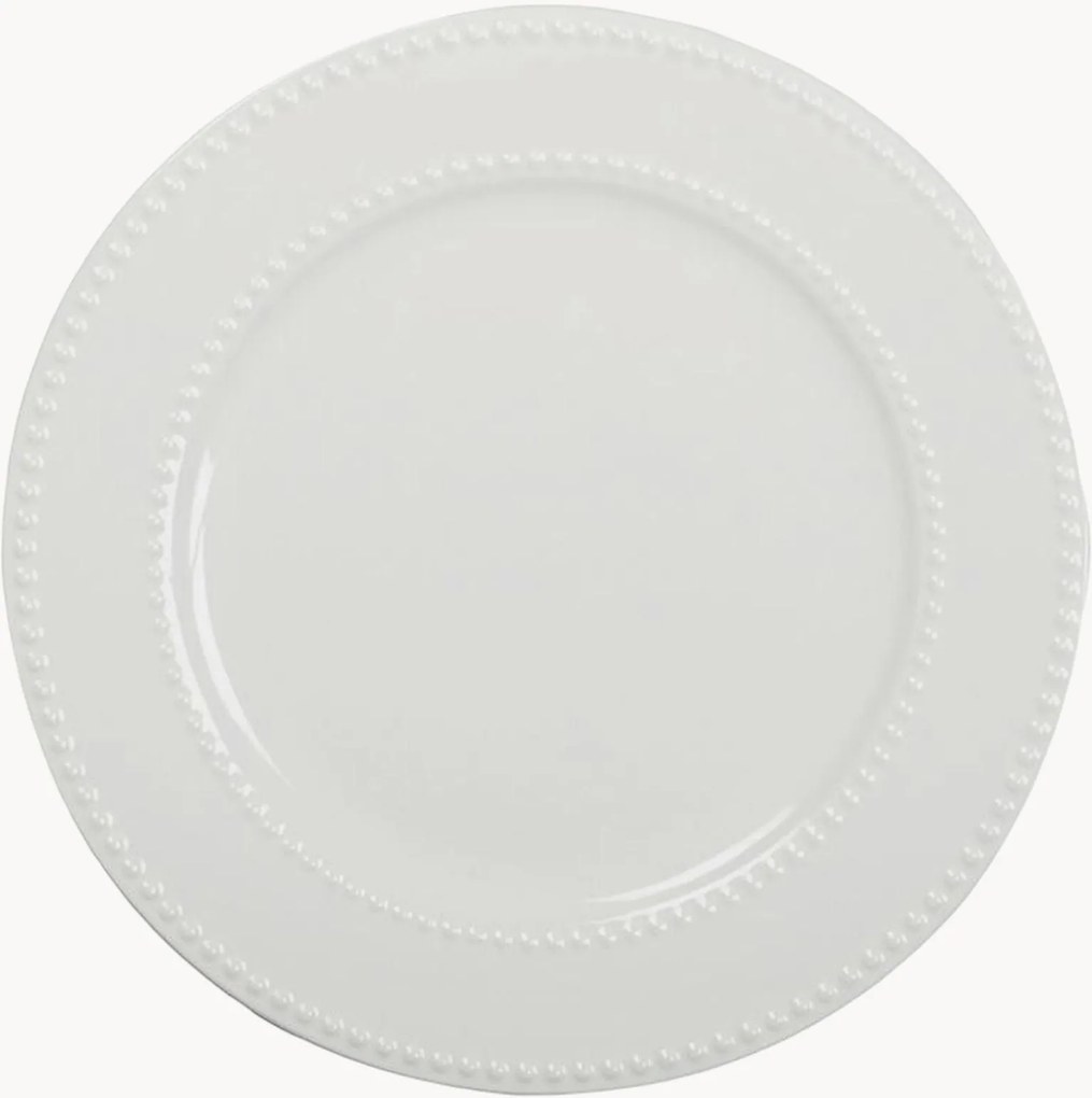 Porcelánové plytké taniere Aulica, 6 ks