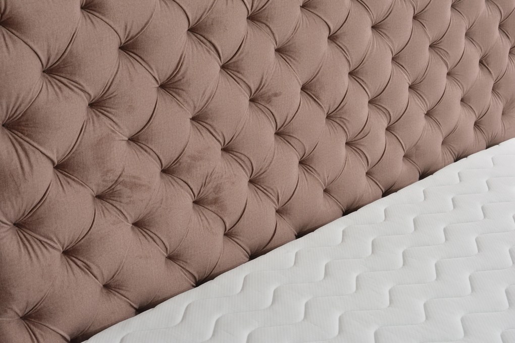 Manželská posteľ Boxspring 180 cm Orimis (modrá). Akcia -20%. Vlastná spoľahlivá doprava až k Vám domov. 1033241