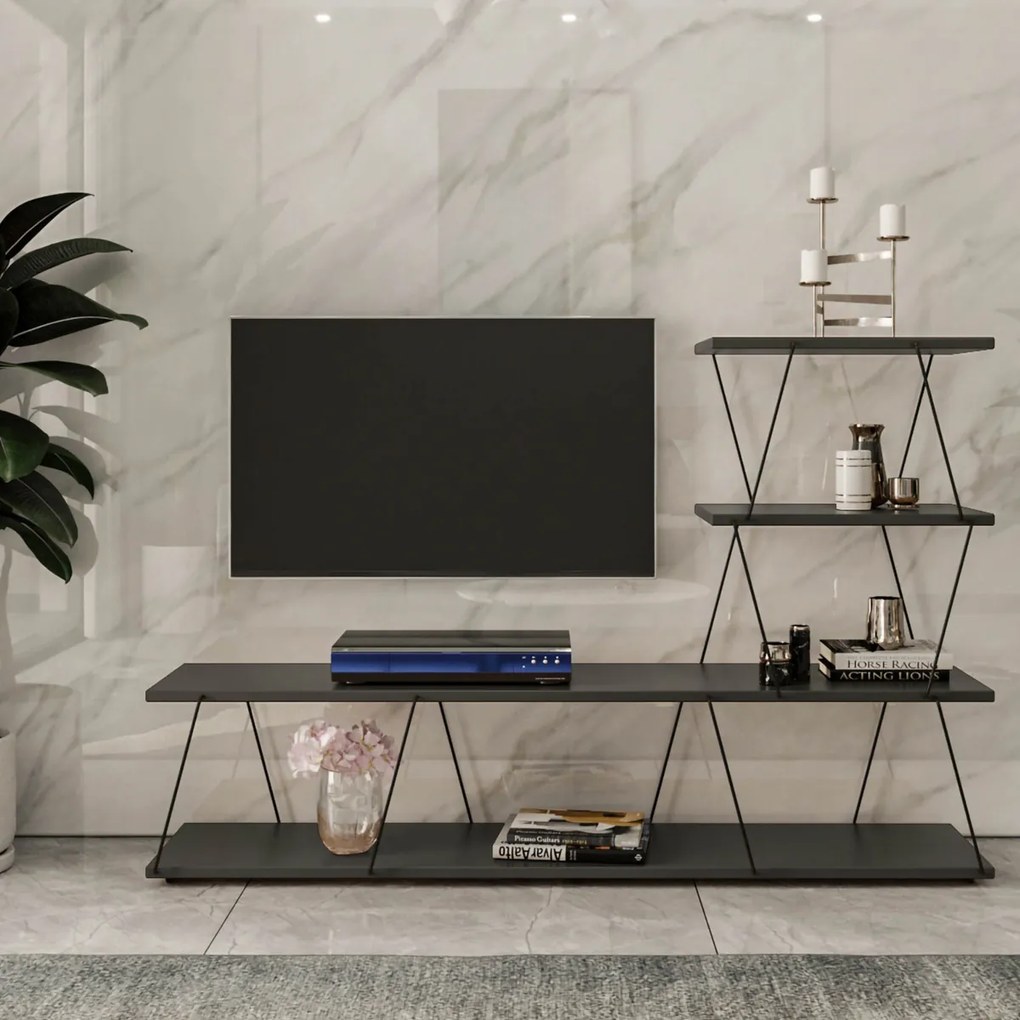 TV stolík Ilgaz Anthracite
