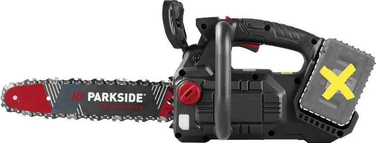 Parkside Performance® Aku prerezávacia píla 40 V Ppaks 40-Li B2 + Akumulátor 20 V/4 Ah, 2 kusy + Rýchlonabíjačka 20 V/4,5 A (800012229)