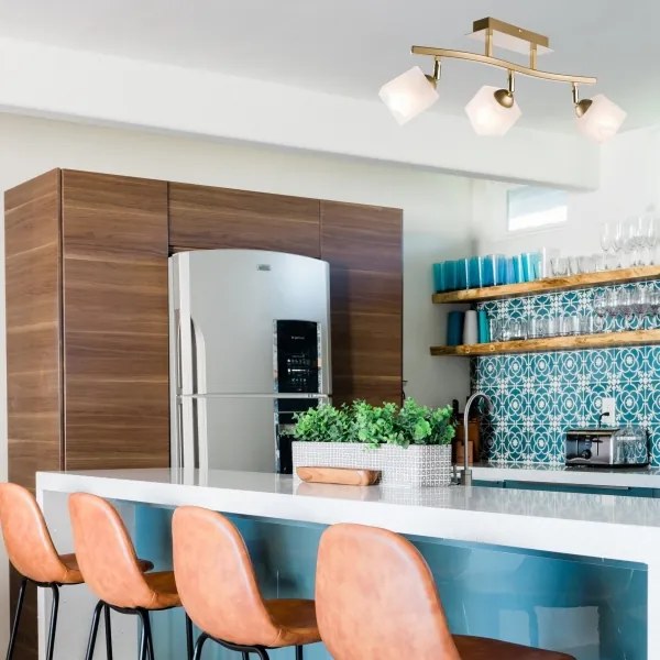 Bodové svietidlo KLARA 3xE14/40W/230V zlatá