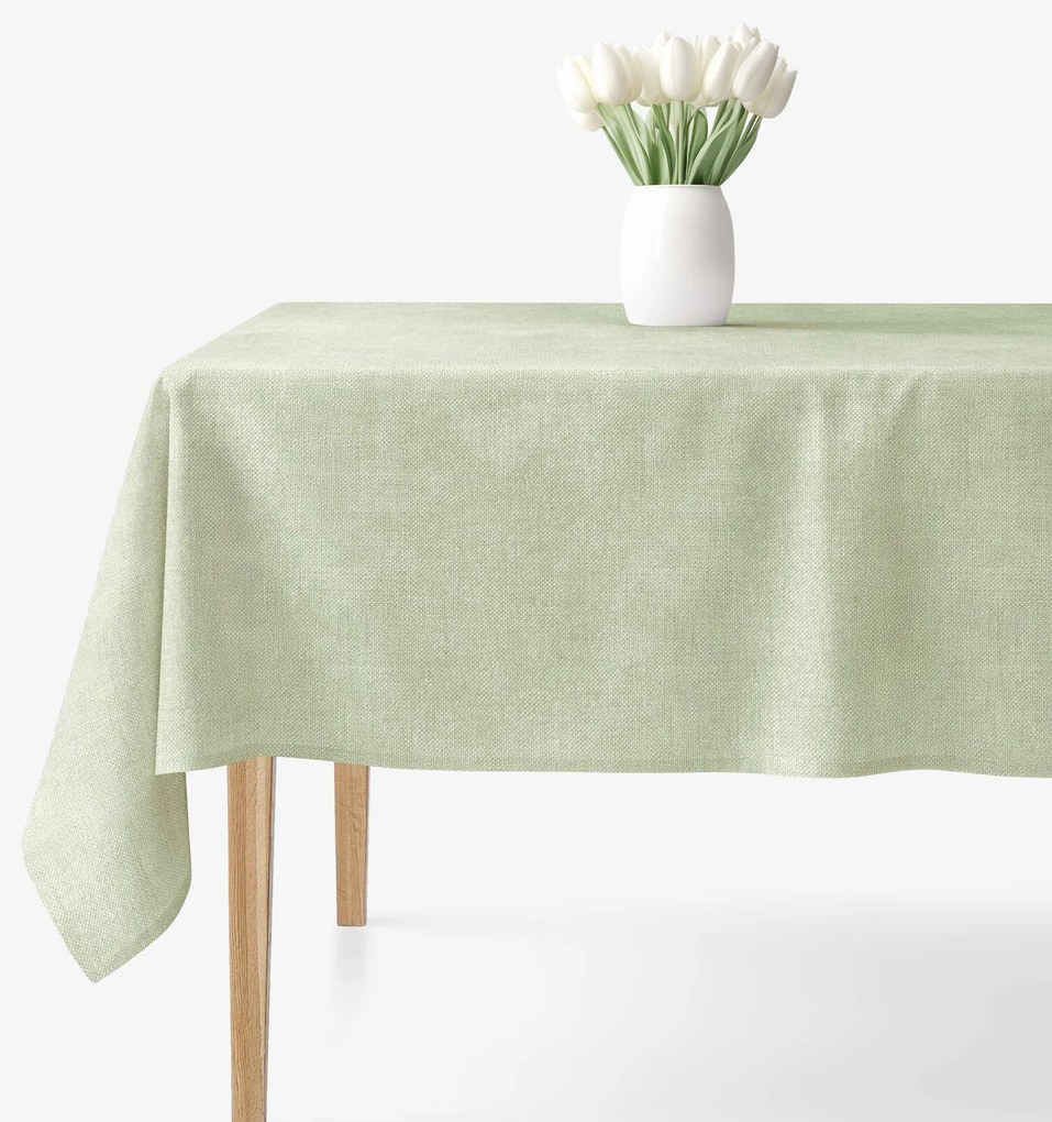 Goldea hranatý obrus malaga - zelený režný 80 x 80 cm