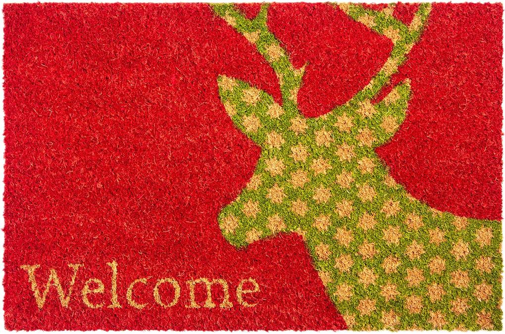 Trade Concept Kokosová rohožka Deer Welcome, 40 x 60 cm