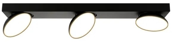 ITALUX SPL-31976-3B-BK - LED Bodové svietidlo CASTELIO 3xLED/5W/230V 4000K čierna