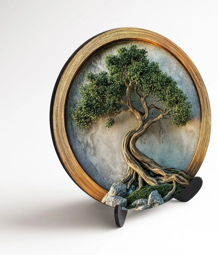 DUBLEZ | Drevený obraz stromu života - Stabilita